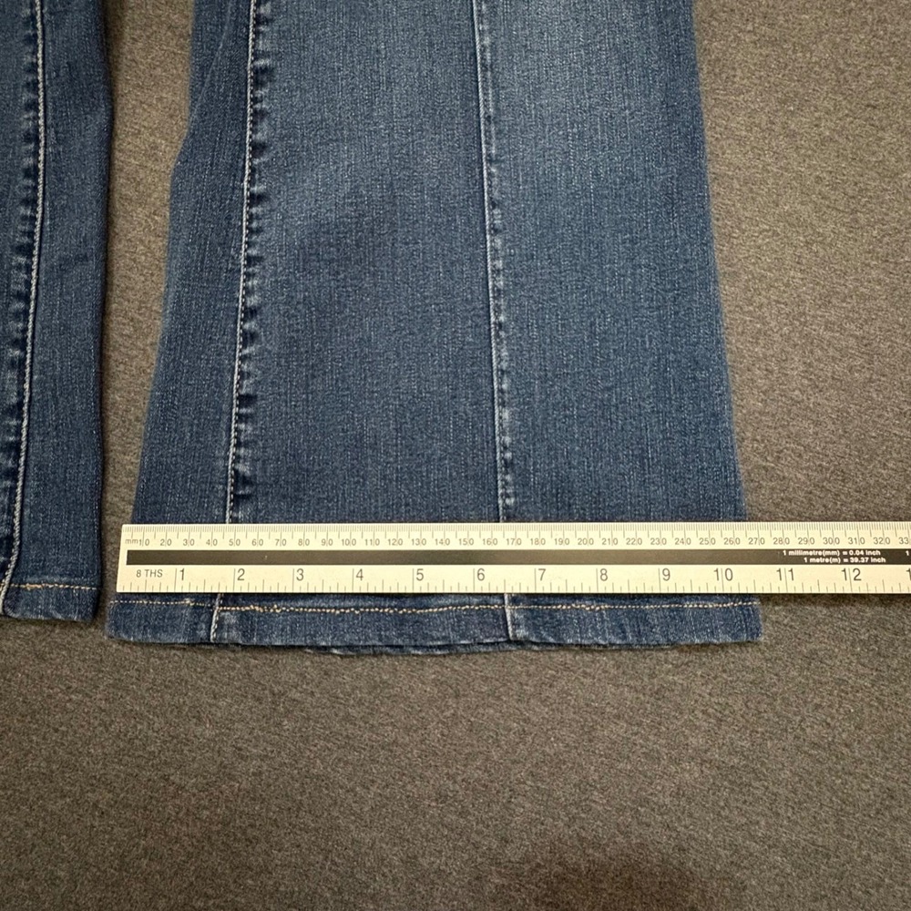Pilcro Anthropologie Jeans Womens 29 High Rise Wide Leg Pintuck Denim - Picture 12 of 12